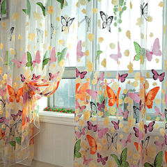 145*200cm Butterfly Voile Curtain Room Divider 3610593