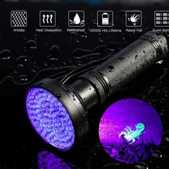 UV Torch Light 100 LED Flashlight 3637702