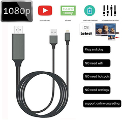 Lightning to HDMI Cable iPhone iPad AV TV Adapter Cable 3631708