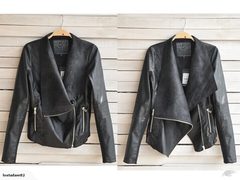 Faux Leather Jacket Womens Clothing Plus Size 18 1810316