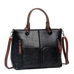 Leather Shoulder Bag Women Bags E0342BK0