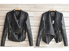 Faux Leather Jacket Womens Clothing Plus Size 22 1810318