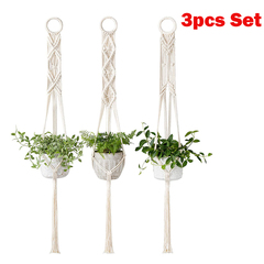 Macrame Plant Pot Hanger 3pcs Set I0642BG0