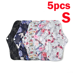 5pcs Resuable Cloth Sanitary Pad S I0624MC1