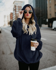 Fur Hoodie Sweatshirt Womens Clothing Size 16-18 D0620DB7
