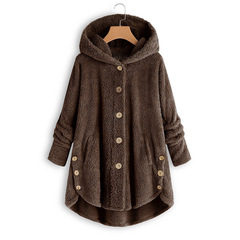 Hoodie Fur Coat Jacket Womens Clothing Size 30-34 D0611DC8