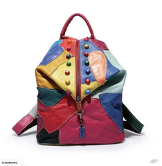 Genuine Leather Backpack Women Bags E0363MZ0