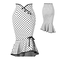 Rockabilly Midi Skirt Womens Clothing Size 14-16 F0796WT5
