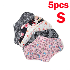 5pcs Resuable Cloth Sanitary Pad S I0624MZ1
