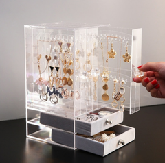Jewellery Box Earrings Storage Box Display Stand I0465TP0