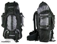 60L Tramping Pack Back Pack Bag Grey*3703754