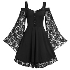 Midi Dress Off Shoulder Summer Dresses Womens Clothing Plus Size 16-18 J2106BK8