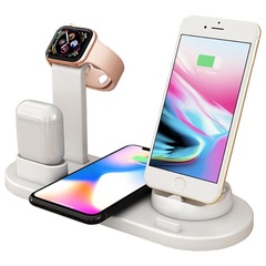 Wireless Charging Dock Station 4 in 1 iPhone AirPod Apple Watch Charger 3628805