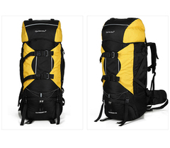 80L Tramping Pack Back Pack Bag Yellow*3703788