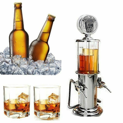 Gas Station Pump Dual Liquor Dispenser Beer Alcohol Beverage Bar Butler 2025102