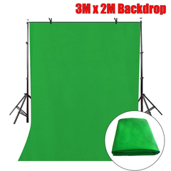 Photography Backdrop Background Green 3M x 2M 3653504