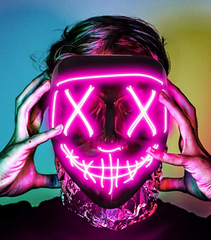 Party Costume Mask Glow LED Halloween Masks 3656104