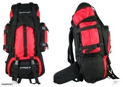 Tramping Pack 55L Back Pack Bag Red*3703752