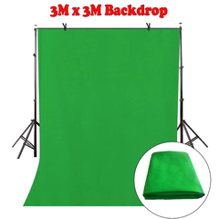 Photography Backdrop Background Green 3M x 3M 3653511