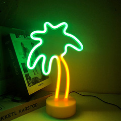 Led Table Lamp Neon Sign Bar Night Light Desk Stand 2004503