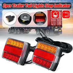 Trailer Tail Lights 7 Pin Magnetic 16 LED 2004513