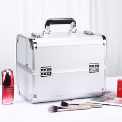 Makeup Case Cosmetic Silver 2026604