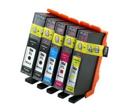 5 PACK 564XL Compatible Ink Cartridge for HP Printer Photosmart 5510 5520*INKHP564