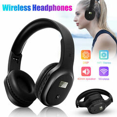 Wireless Bluetooth Headphones Headset with Portable FM Radio 3662501
