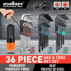 HORUSDY Hex & Torx Key Set 2037215
