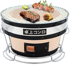 Charcoal Table Grill Japanese Hibachi Ceramic BBQ Cooker Stove 2041104
