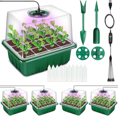 Seedling Trays Plant Growing Box Mini Propagator Greenhouse 2042502