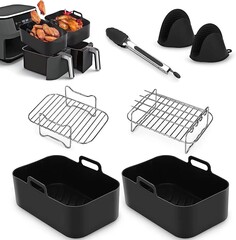 Air Fryer Rack Silicone Pot Accessories for Ninja Dual 2021607