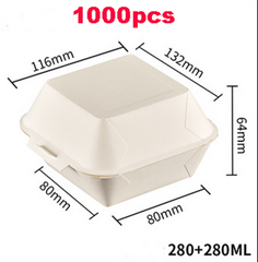 Food Containers Takeaway Box 1000pcs 2042407*2042407+1000
