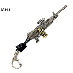 PUBG M249 Model Metal Keychain Playerunknown's Battlegrounds 0101237