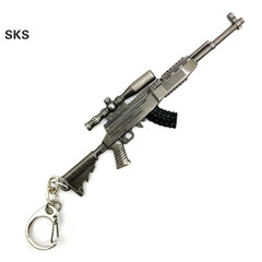 PUBG SKS Model Metal Keychain Playerunknown's Battlegrounds 0101246