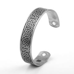 Viking Cuff Bracelet Celtic Knot Magnetic Healthcare B0301SV0