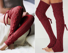 Knit Stockings Thigh High i0339RD0