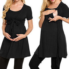 Maternity Breastfeeding Dress L0953BK6