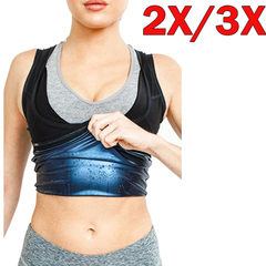 Womens Sweat Shapewear Workout Sauna Tank Top 2X/3X L1919WM6