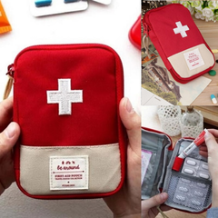 First Aid Emergency Survival Kit Organiser Bag E0387RD0