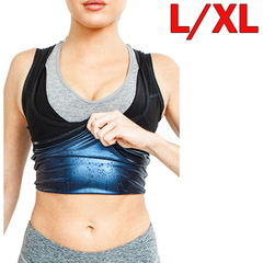 Womens Sweat Shapewear Workout Sauna Tank Top L/XL L1919WM4