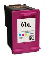 HP 61 Color Compatible Ink Cartridge for Printer DeskJet 2050 3050*INKHP61XLCOLOR