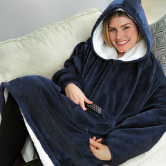 Blanket Hoodie Sweatshirt Ultra Plush Fleece Oversized Unisex D0679DB0