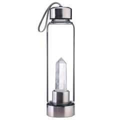 Crystal Water Bottle Clear Quartz 3646005