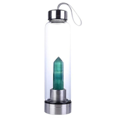 Crystal Water Bottle Green Fluorite 3646006