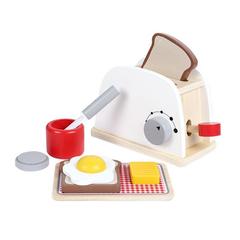 Wooden Pretend Playing Toy Breakfast Toaster 2002724