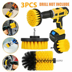 3pcs Power Drill Brush Scrub Pads Attachment Set 3644002