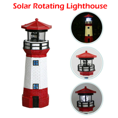 Garden Solar Light Outdoor Rotating Lighthouse 2004096