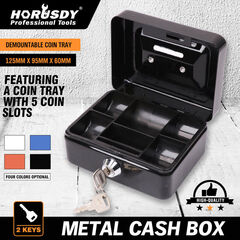 HORUSDY Cash Box Safe Security Box 2037208