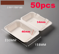 Food Containers Takeaway Box 50pcs 2042402*2042402+50